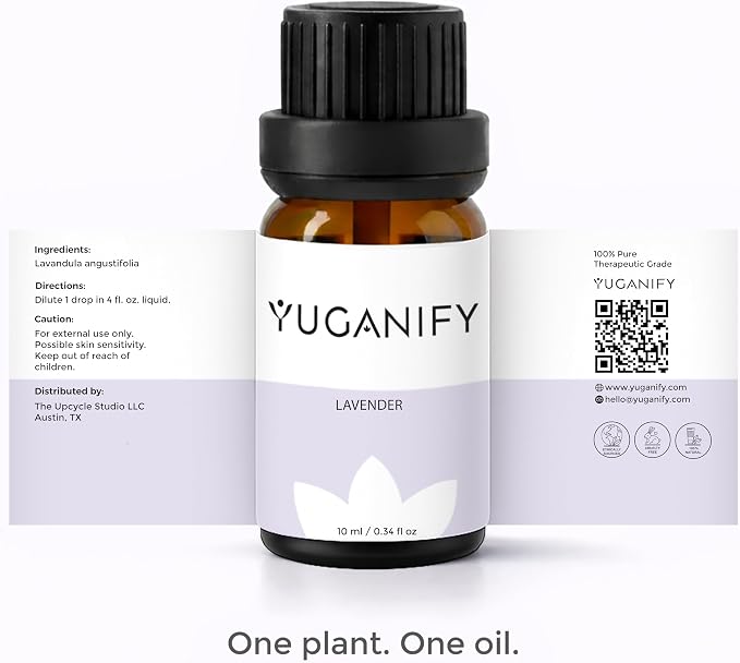 Lavender Essential Oil Pure & Undiluted – Premium Lavender Oil for Diffuser, Aromatherapy & Relaxation – Natural Lavender Essential Oil for Skin & Hair Care, 10 ml