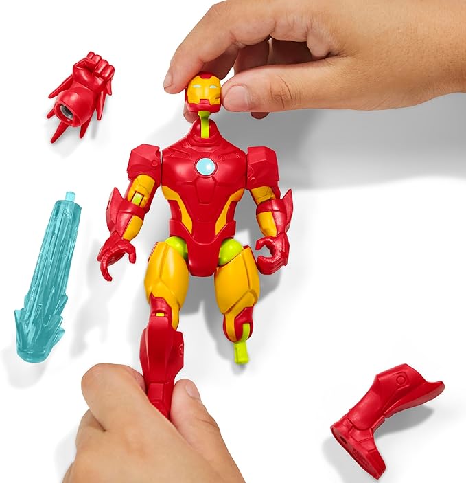 Avengers MixMashers Marvel Iron Man Custom Avengers Mix-and-Match Action Figure & Accessories, 5-Inch-Scale (12 cm) Super Hero Toys for Kids Ages 4+