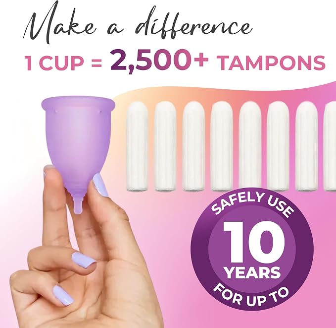 Dutchess Reusable Soft Silicone Menstrual Cup (Red, Large (Pack of 1))
