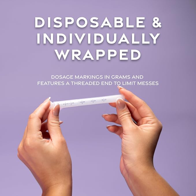 Aloe Cadabra Extra Disposable Vaginal Applicators, Individually Wrapped with Dosage Markings (30 Pack)