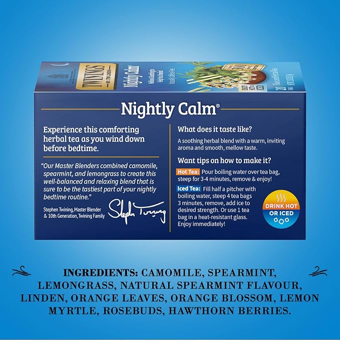 Twining's Nighlty Calm Green Tea (Pack of 2)