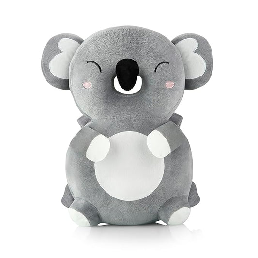 PandaEar Baby Head Protection Backpack, Toddler Walking Head Protector, Adjustable Head Protector Pad Safety Cushion (Koala Grey)