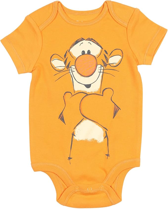 Disney Baby 5 Pack Bodysuits Newborn to Infant Sizes (Newborn - 24 Months)