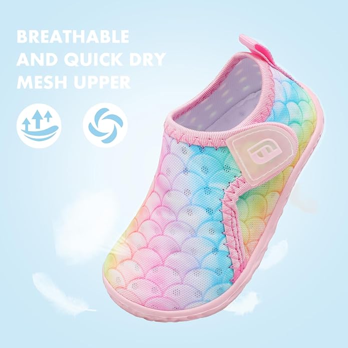 JOINFREE Baby Toddler Water Shoes Boys Girls Sandals Barefoot Kids Breathable Sneakers Shoes for Walking Running