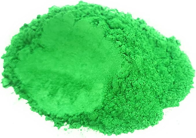 500 Grams (1.1 lbs) Best Bulk Price - Pearl Mica Powder Pigment Dye for Arts & Crafts Painting Making Bath Bomb Soap Candle Slime Jewelry Resin Woodworking (Green AG13)