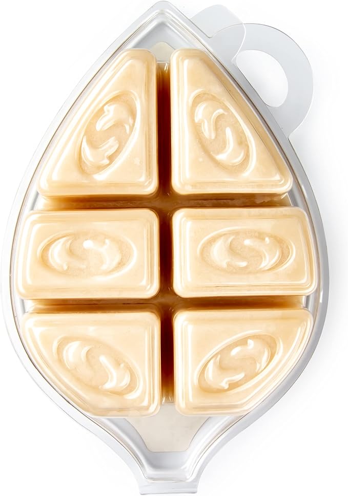 Shortie's Candle Company Cinnamon Vanilla Natural Soy Wax Melts - 1 Highly Scented 3 Oz. Bar - Made with 100% Soy and Natural Fragrance Oils - Phthalate & Paraffin Free, Vegan, Non-Toxic