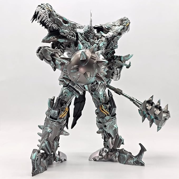 Deformation Robot Toys,Deformation Action Figure Toy 9.06 Inches Model Dinosaur Leader with Accessories for Kids Boys Gift