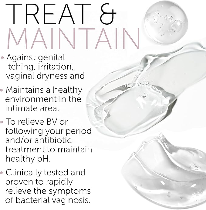 Bacterial Vaginosis Symptoms Relief | BV For Women | Natural Homeopathic Vaginal Ointment for Odor, Itching, BV, and Vaginal Microbiota Imbalance | 20 Pre Filled Applicators