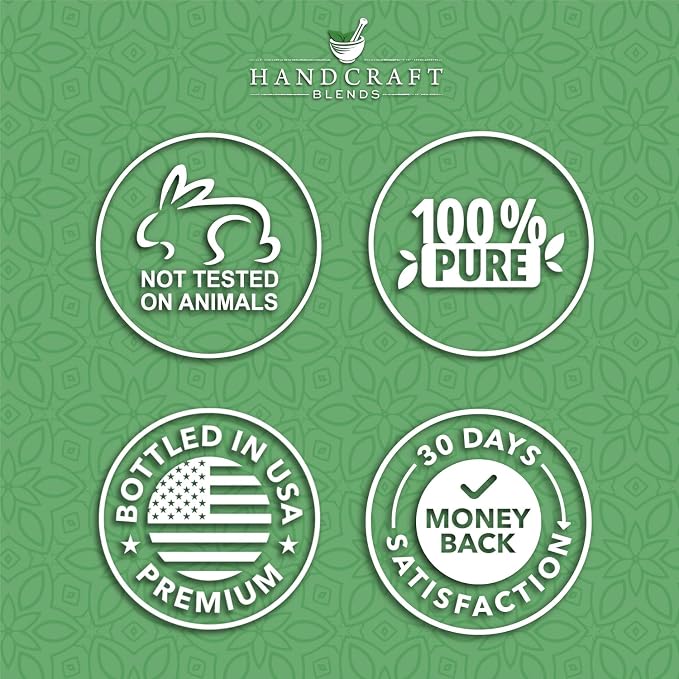 Handcraft Blends Clean & Herbal Set: Rosemary and Tea Tree Essential Oils – (2 x 4 Fl Oz) – 100% Pure & Natural – for Diffuser, Aromatherapy, and DIY Projects