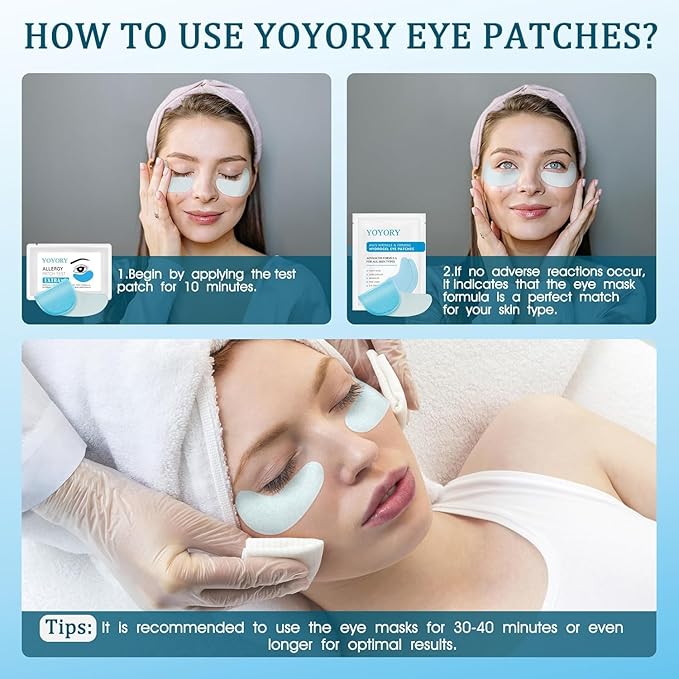 Under Eye Patches Masks - for Fine Lines with Collagen and Hyaluronic Acid, Dark Circles,and Fade Wrinkles, puffiness Smoothing Skin Care Treatment for Women and Men, (30 Pcs) white