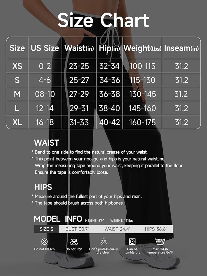 Women's Wide Leg Yoga Pants with Side Stripe, High Waisted Color Block String Lounge Pants, Workout Flowy Track Pants with Pockets
