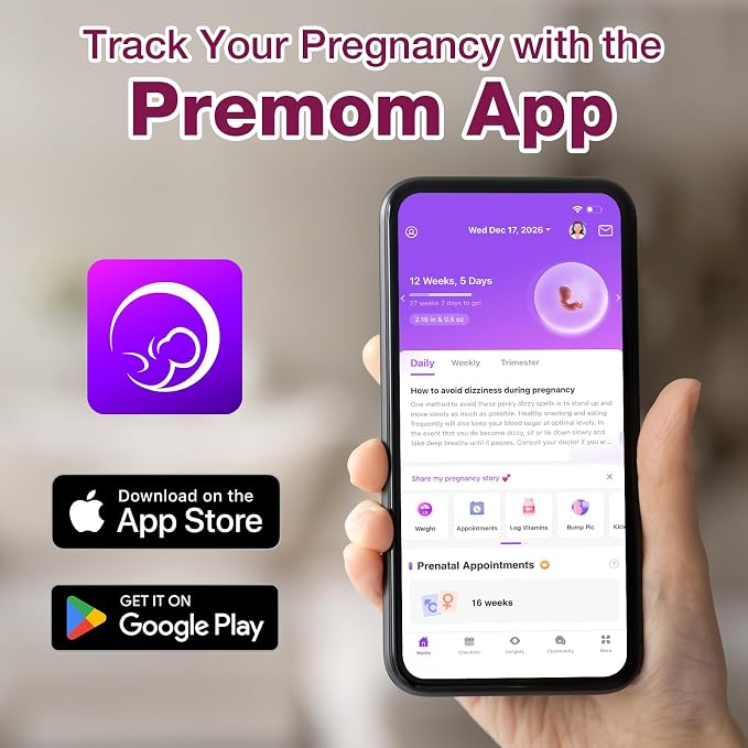 Easy@Home Pregnancy Test Strips: 20 Bulk Pregnancy Strips, Early Detection hCG Test Kit - Pruebas de Embarazo, Powered by Premom APP | 20 Pack