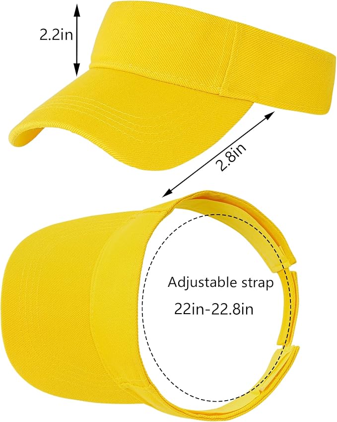 Marrywindix 1 Piece of Sport Wear Athletic Visor Sun Sports Visor Hat Visor Adjustable Cap for Women and Men