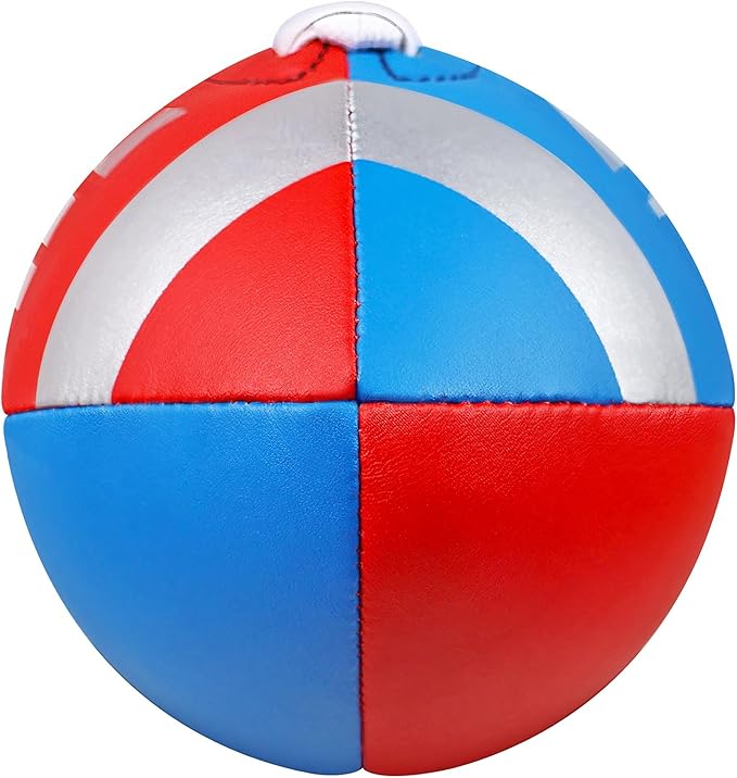 Light Soft Mini Football for Kids Toddler - 8" PU Leather and Foam Layer Small Footballs - Safe Lightweight Indoor Outdoor Beach Water Pool Sports Toys for Summer Outside Games Play with Pump