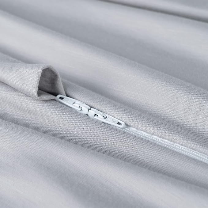 Meiz Cooling Pregnancy Pillow Cover, Maternity Pillow Cover, U Shaped Pregnancy Pillow Cooling Jersey Cover, Grey