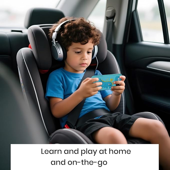 Kids Smart Phone for Boys, 4.0" Touchscreen Dual Camera Cell Phone,Toddler Preschool Learning Educational Toys Dinosaur Birthday Gifts for Age 3 4 5 6 Year Old, Music Player, Puzzle Games, 32GB(Blue)