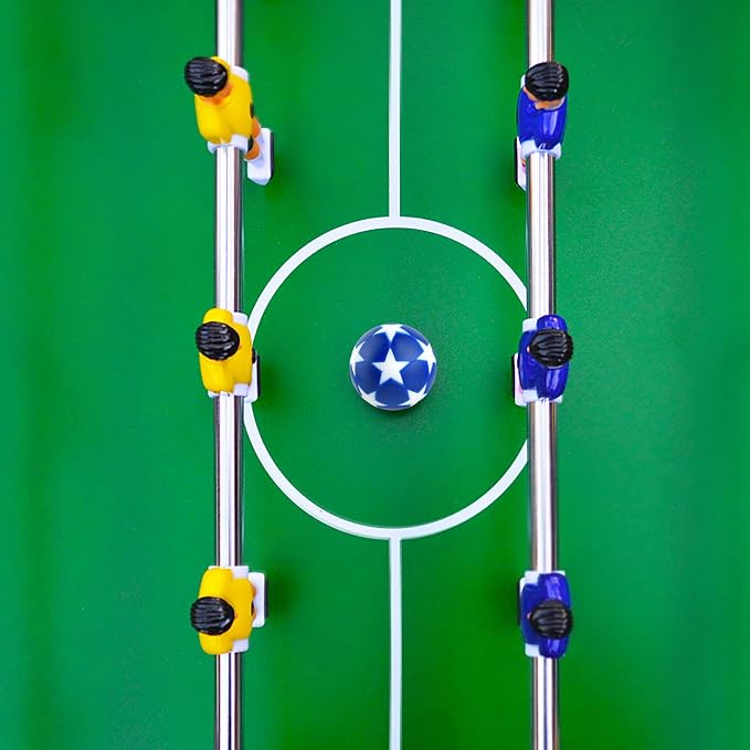 Coopay 12 Pieces 32mm Foosball Balls Table Multicolor Football Soccer Replacement Balls for Official Tabletop Game with a Black Drawstring Bag