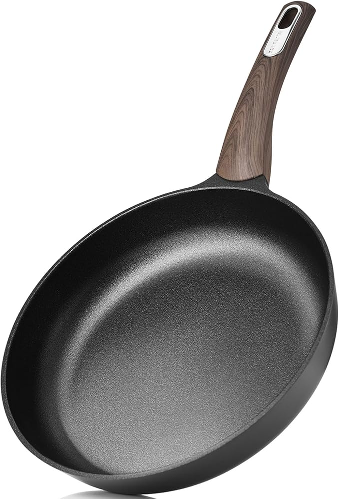 SENSARTE 11Inch Nonstick Frying Pan Skillet, PFOA/PFOS Free, Black | Non Stick Egg Pan Omelette Pans, Healthy Kitchen Cooking Chef's Pan, Induction Compatible, Stay-cool Handle