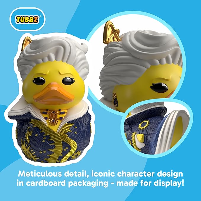 TUBBZ Boxed Edition: Wicked for Good - Madame Morrible Cosplaying Rubber Duck Vinyl Figure – Official Collectible for Fans of Wicked