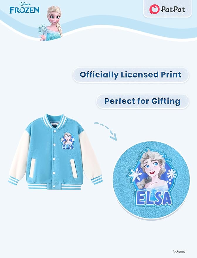 Disney Minnie Mickey Stitch Princess Frozen Marvel Jacket Lightweight Coat Button up Color Block Sweatshirt Sizes 2-14 Years