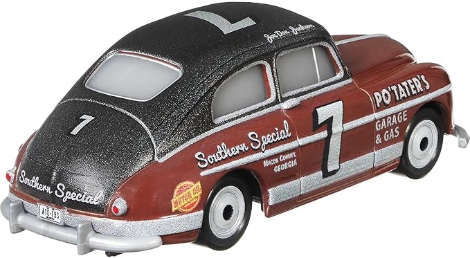 Disney Cars Toys ixar Cars Die-Cast Joe Don Jackson, 1:55 Scale Fan Favorite Character Vehicles for Racing and Storytelling Fun, Gift for Kids Ages 3 Years and Older, Multicolor (GBV55)