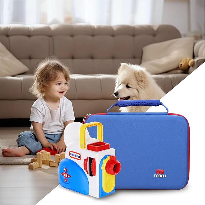 FBLFOBELI Hard Case Compatible with Little Tikes Story Dream Machine Books Starter Set, Toys Storage Case with Handle for Storytime Audio Play for Little Tikes Character Collection