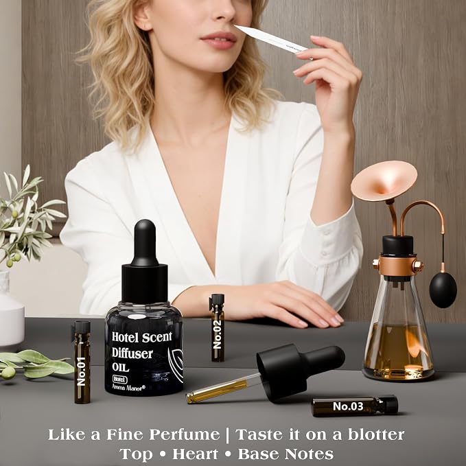 Hotel Diffuser Oil - Inspired by Luxury Scent - Essential Oils 15mL - Luxury Aromatherapy Oil for Waterless Diffuser, Humidifier, Ultrasonic & Reed - 150mL