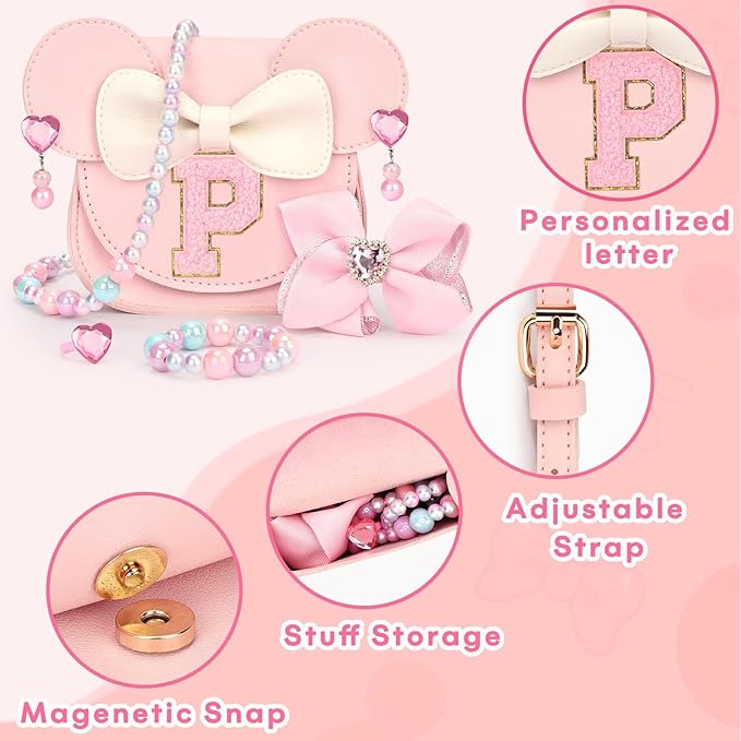 mibasies Toddler Purse Gifts for Girls: 3 Year Old Girl Gifts, Mouse Toys Purse Set
