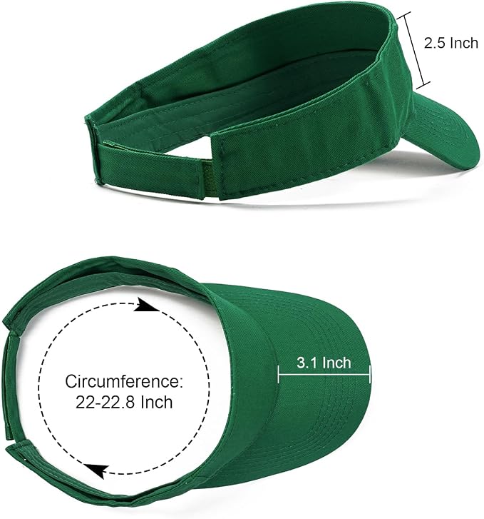 ANDICEQY Sports Sun Visor Hat, Sun Hat Visors for Women and Men for Outdoor | Adjustable Sun Visor Hats, Lightweight & Breathable, Cotton, Ideal for Running, Tennis, Golf, Outdoor Sports and Beach
