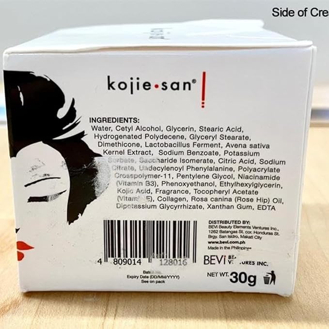 Kojie San Skin and Body Soap 2 Piece Set – Original Kojic Acid, Dark Spot Remover Soap Bar with Coconut & Tea Tree Oil – 65g x 2 Bars & 30g Face Cream