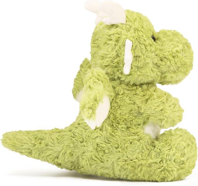 Soft Little Flying Dinosaur Stuffed Plush Pillow, Adorable Green Dragon Plush Toy and Birthday Presents for Kids, Adults and Collectors(Green/7.9in)