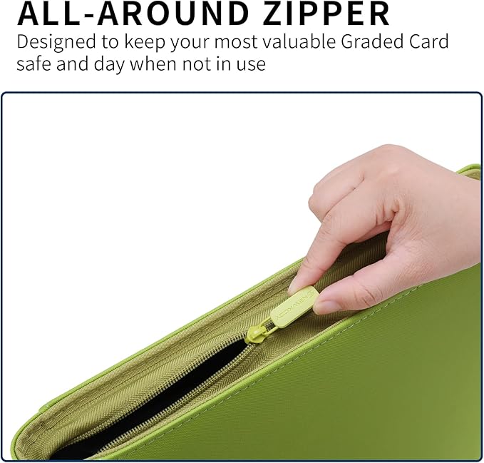 Snekdy premium 1024-pocket trading card binder, 16-pocket cards album, waterproof PU-leather Cover album with side loading, holds gaming, baseball, basketball & sports cards (Cyan)
