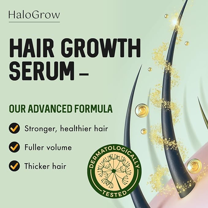 Hair Growth Serum Spray for Women & Men – Biotin & Caffeine Hair Loss Treatment, Anti-Thinning Hair Regrowth Oil, Advanced Thickening Formula – 1.7 fl. oz./ 50 ml