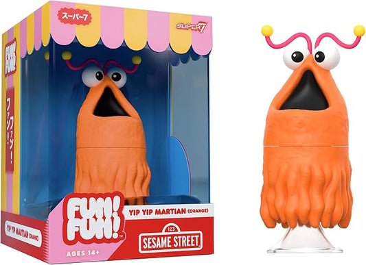 Super7 Sesame Street Fun! Fun! - Yip Yip Martian (Orange) Action Figure