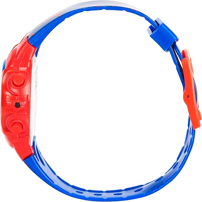 Marvel Spider-Man Kids Watches – Digital Display, Interactive Features, Adjustable Strap, Vibrant Spider-Man Graphics, Durable for Active Kids