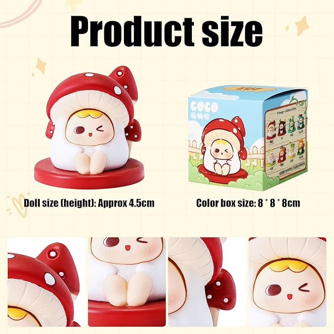 Coco Plant Series Blind Box 1PC Mystery Box Cute Figures Collectibles Birthday Gift Random Design