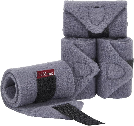 LeMieux Toy Pony Bandages for Toy Pony - Fleece - Simple Fastening - Suitable for Ages 3 Years + - Jay Blue