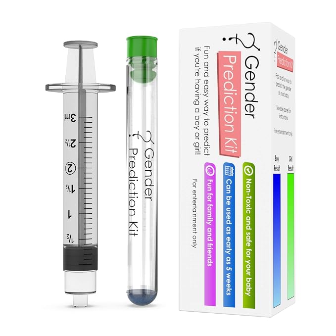 Baby Gender Prediction Test Kit - Early Pregnancy Prenatal Sex Test - Predict if Your Baby is a boy or Girl in Less Than a Minute from The Comfort of Your Home. Super Fun Gift for Reveal Party.
