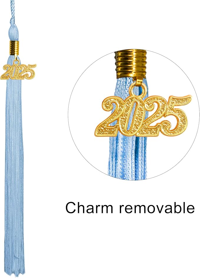 GraduationMall Matte Graduation Gown Cap Tassel Set 2025 for High School and Bachelor