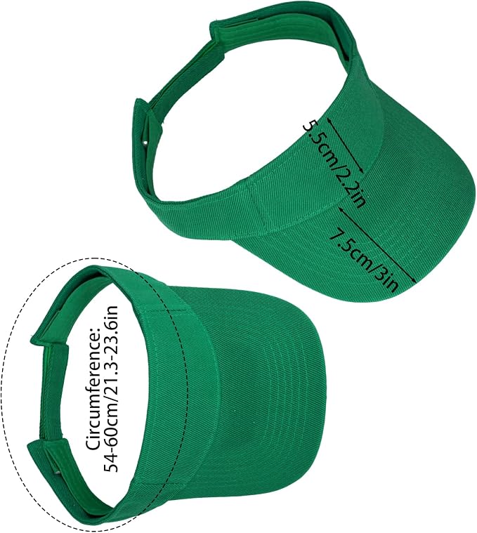 Topbuti Sports Sun Visor Hats for Women Men Adjustable Cotton Beach Baseball Tennis Golf Hat Caps UV Protection Visors