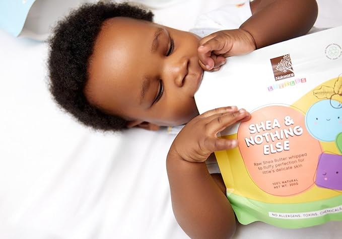 Littles Shea & Nothing Else – 100% Natural Pure Whipped African Shea Butter from Ghana for Babies and Kids Face, Body & Hair 300g