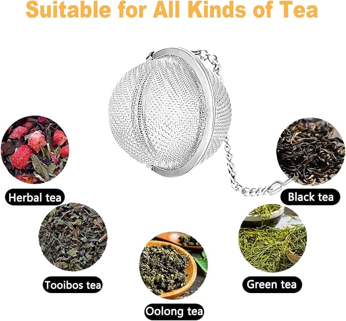 NSTaygate Loose Tea Steeper 2pcs Tea Ball Cute Tea Infuser Tea Diffusers for Loose Tea Black and White Diamond Dog Paw Pendant Tea Leaf Strainer for Loose Tea Gifts for Girls Women Couple