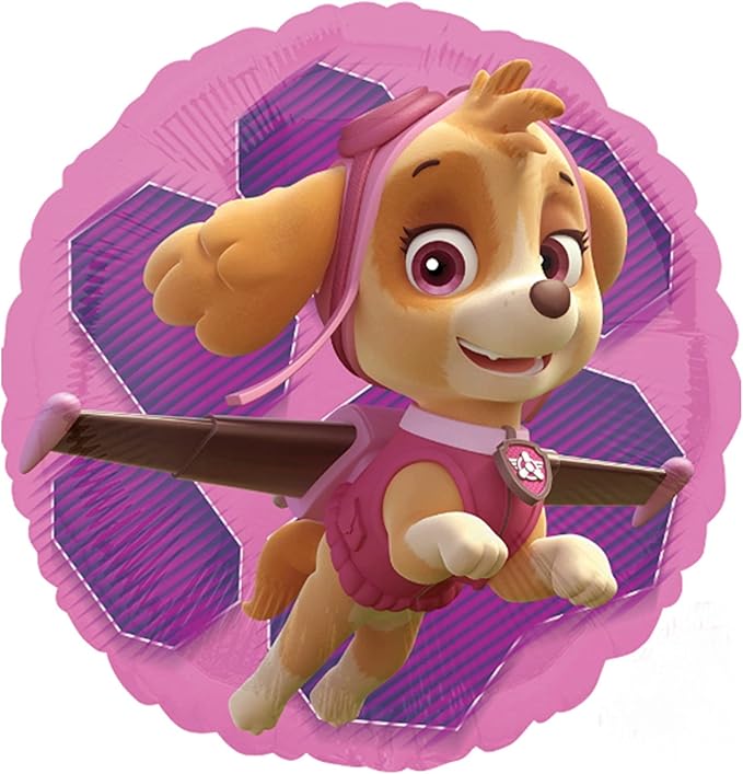 Skye and Everest 2nd Birthday Party Supplies Girl Paw Pups on Patrol Balloon Bouquet Decorations 12ct