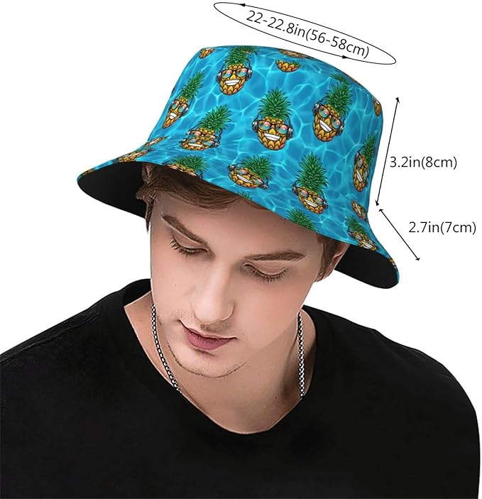 Bucket Hats Fashion Sun Cap Packable Outdoor Fisherman Hat for Women and Men