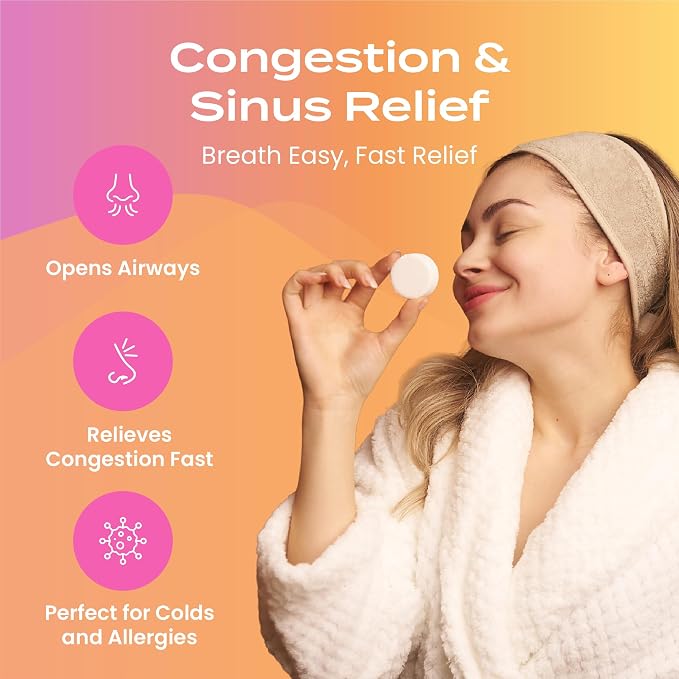Body Restore Shower Steamers Aromatherapy 12 Pack – Valentines Day Gifts for Her and Him, Birthday Gifts for Women and Men, Relaxation, Stress Relief, Self Care – Citrus