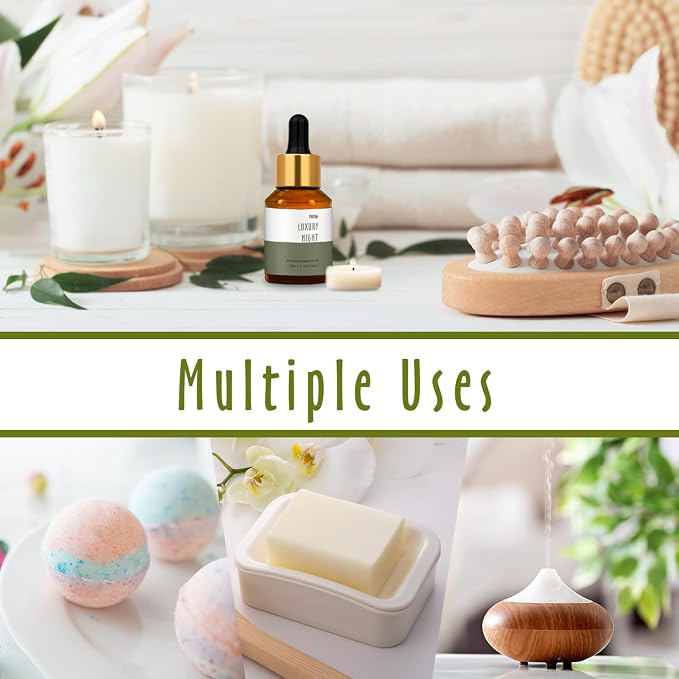 Luxury Night Fragrance Oil, MitFlor 30ml Hotel Diffuser Oil, Essential Oils for Diffusers for Home, Premium Fragrance Oil for Soap & Candle Making