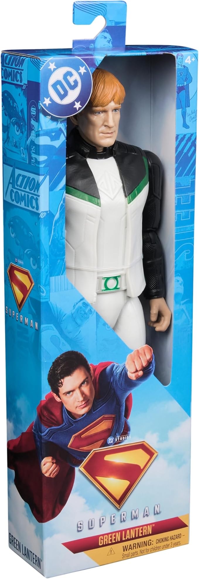 DC Comics, Superman Green Lantern 12-inch Superhero Action Figure, Kids Toys for Boys and Girls Pretend Play, for Ages 4 and Up