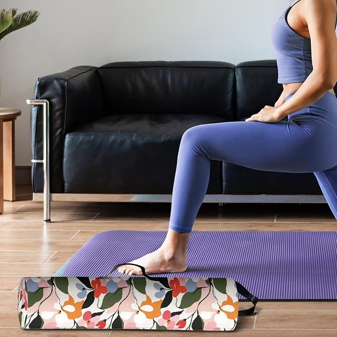 Yoga Mat Bag with Adjustable Shoulder Strap and Handle Zipper, 30in Wide x 6.3in Diameter for Yoga Mat Storage