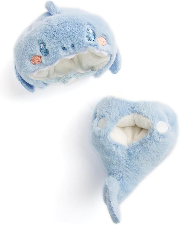 17cm Doll Clothes for Labubu - Plush Clothes for Dolls Outfit - Accessories for 17cm Dolls Clothes -Cute Shark Costume, No Doll Included