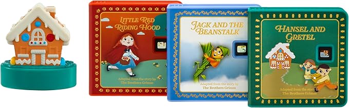 Little Tikes Story Dream Machine 3 Fairy Tale Story Collections, Hansel and Gretel and More, Bonus Character. Praojects Storytime for Kids, Audio Play, Fun Toy, Ages 3+ Years